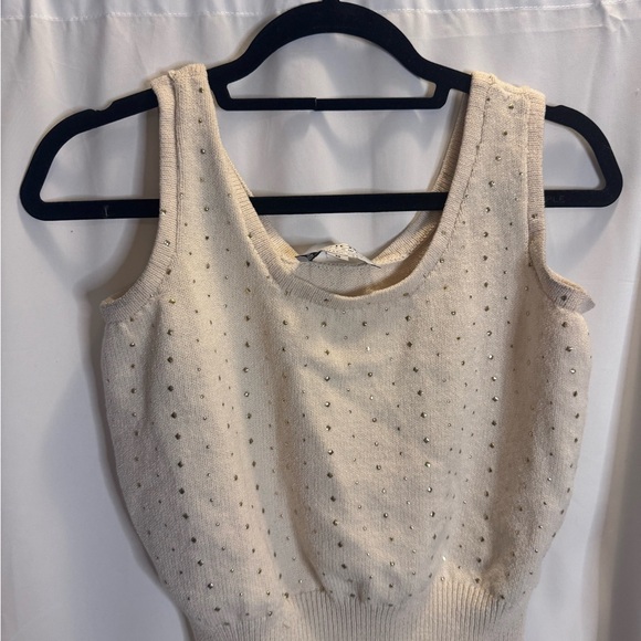 Vintage Sleeveless Top with Studded Details - Picture 1 of 3